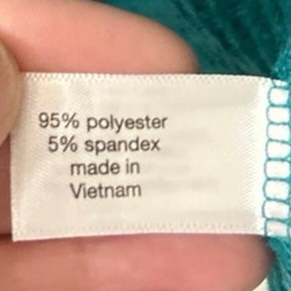 Lane Bryant NWT Turquoise Green Thermal Waffle Knit Relaxed Fit Top 30-32 5X - Picture 11 of 13